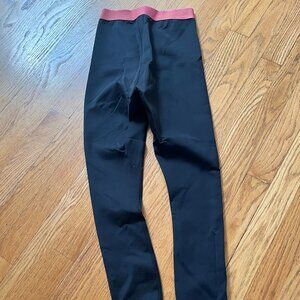 Outdoor Voices Black Leggings Pink Waistband Women’s XS